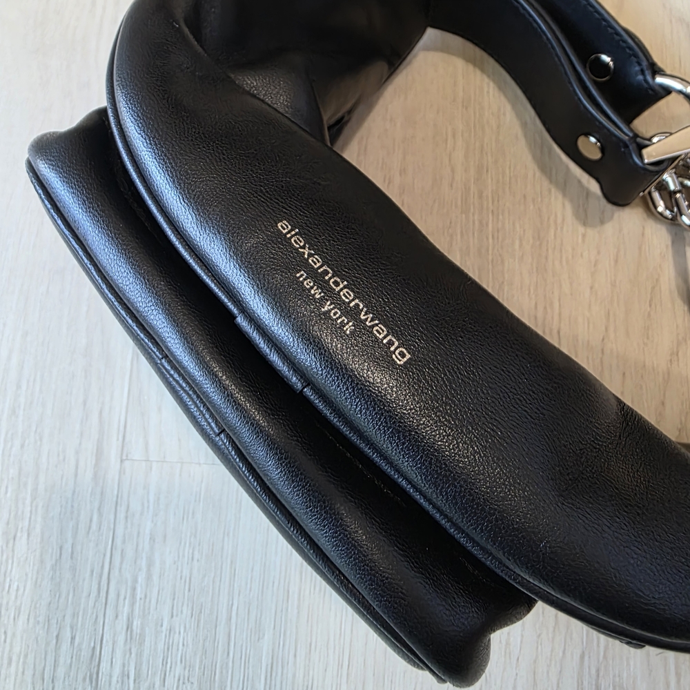 Alexander Wang Black Leather Belt Bag - Picture 2 of 5